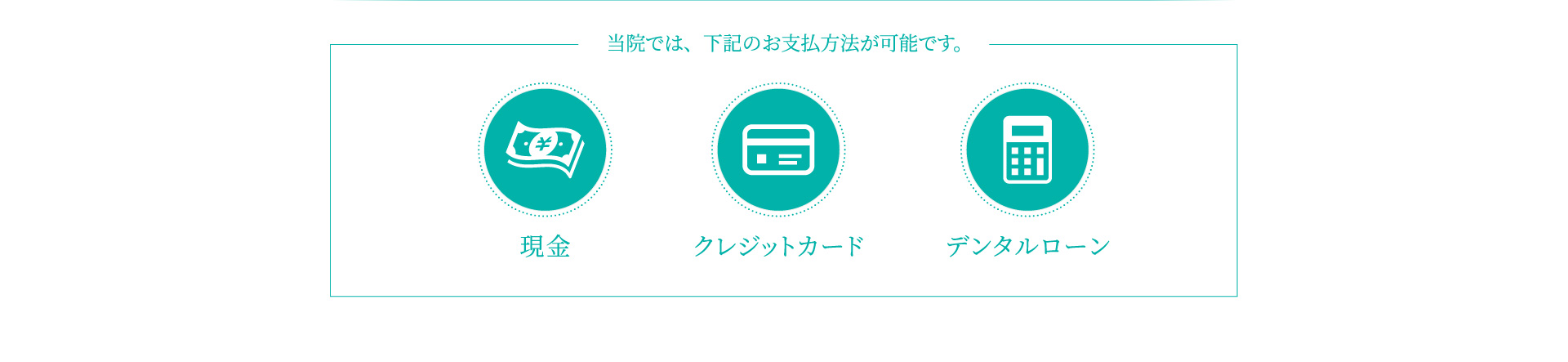 現金 クレジットカード デンタルローン
